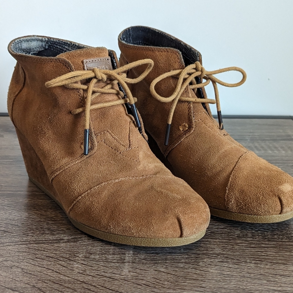 Toms | Booties with Wedge Heel